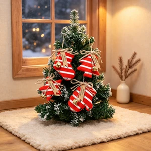 Christmas Tree Mini Ornaments Hanging Supplies Miniature Decoration Accessories Party Atmosphere Window Display