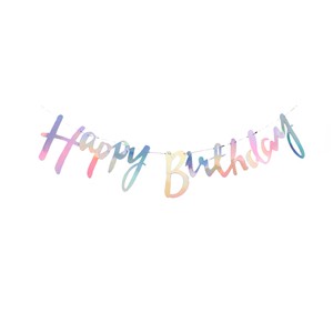Colorful Happy Birthday Burlap Banner, Assembled Durable Birthday Party Decorations for Women Girl