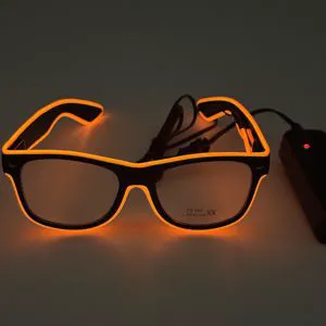 LED Party Glasses | AA Battery Powered Transparent Plastic Multi-Color Multi-Style Eco-Friendly Party Accessories Novelty