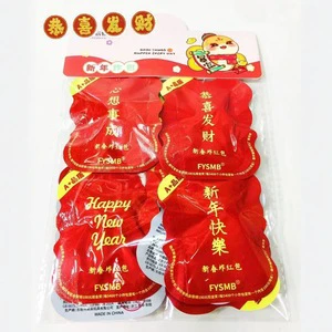FYSMB New Year Firecracker Toy Red Plastic Automatic Inflatable Prank Gag Gift for Festive Celebration
