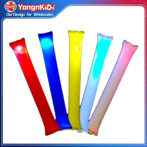 Party Decoration Set Concert Flash LED Inflatable Fluorescent Stick Luminous Cheering Stick Promotional Holiday Party Supplies