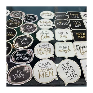 5mm Pvc Foam Board Prop Signs Photo Booth Prop Wedding Fair Photo Booth Props with Custom