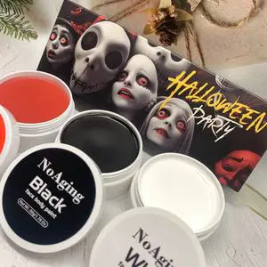 3 Colors Halloween Party Oil Painting High Pigment Face & Body Painting Set Private Label