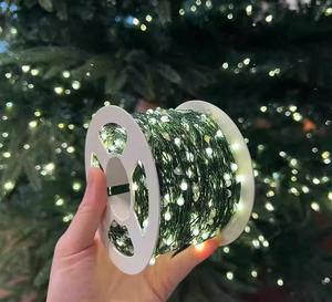 Christmas Tree Decor Low Voltage Copper Wine Led Light With Remote Control Party Holiday Decoration