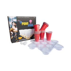 Disposable Bachelorette Party Prosecco Pong Drinking Game with Cups and Balls for Adults