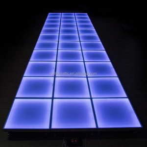 New Arrivals Wedding Stage RGB Lighted LED Dance Floor Wedding Box Portable Stages for Wedding Party Aisle Walkway Decoration