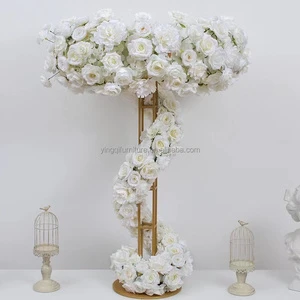 Wedding Bride and Groom Table Decoration Artificial Silk Roses Multi-color Ceremony Flowers