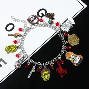 Limited Time Promotion Horror Anime Film Characters Alloy Bracelet