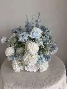 Wholesale Customized High Quality Classic Style 50cm Artificial Silk Flower Ball Decorative Table Centerpieces for Wedding