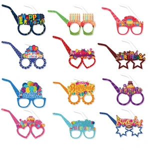 New Arrival Party Paper Glasses Novelty Glasses for Birthday Party Decoration Fun Photo Booth Glasses Custom Design
