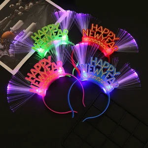 霓虹派对用品 LED 眼镜 夜光派对用品 新年礼物 2027 年眼镜