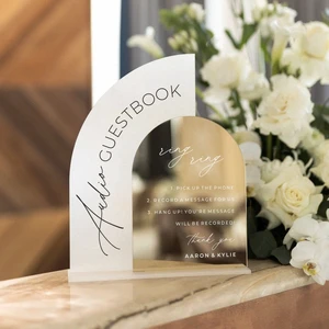 Custom Arch Acrylic Table Numbers