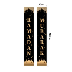 Wholesale 2024 Ramadan Mubarak Banner DIY Ramadan Decorations for Home Ramadan Kareem Decor Party Supplies