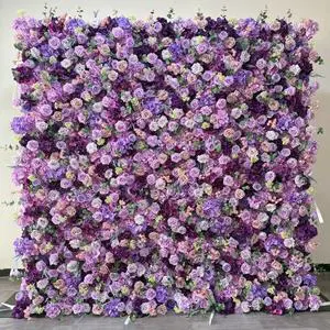 Hot Sale Modern Silk Floral Arch Wall Backdrop 8x8ft Wedding Party Decorations