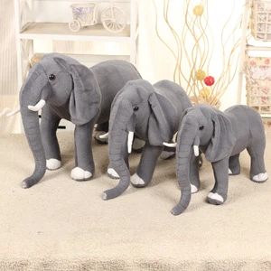 Simulation of Elephant Plush Toy Doll, Photography Equipment, Photo Shooting Props, Scene Arrangement