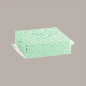 5pcs Transparent Chocolate Egg Box Easter Green Paper Bottom 150x150H300mm Holiday Supplies
