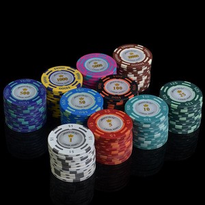 Classic Casino Two-tone Dollar Clay Party Novelty Entertainment Game Supplies Props Baccarat Poker Chips