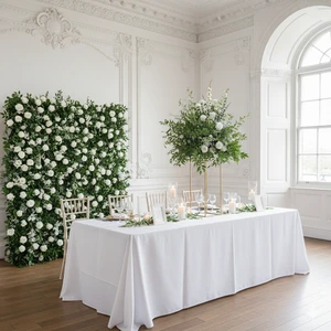 GNW Luxury Artificial Silk Floral Centerpieces for Wedding Tables Elegant Decor Customizable Colors