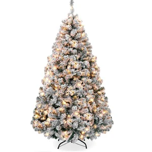 Factory Wholesale Colourful Light Xmas Multiple Colour Foldable Tree Stand for Outdoor and Home Decorations Christmas Tree