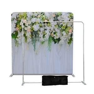 Surprise Price High Quality Tension Printing Different Size Custom Backdrop Banner with Stand