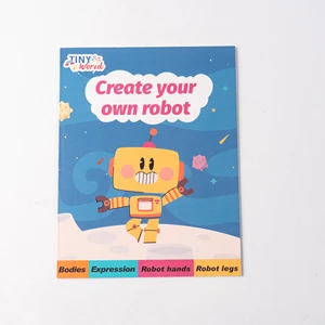 Factory Customized Create Robot Cartoon Expression Sticker Toy for Kids Gift to DIY Learning