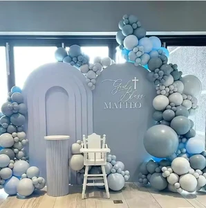 Factory Supplies10inch 1.8g 100pcs Pastel Dusk Blue Latex Balloons for Baby Shower Birthday Decoration