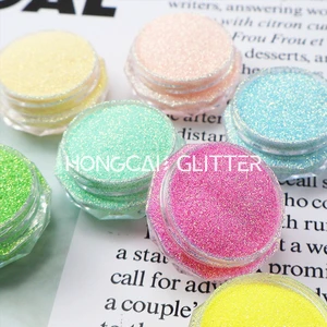 Super Fine 0.1mm Polyester Glitter Highlighting Golden Iridescent Glitter for Epoxy Resin Tumbler Crafts Christmas Nails Design