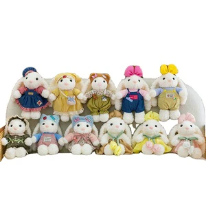 Hot Sale New Product Super Soft Fluffy Bunny Stuffed Rabbit Plush Toys Long Ears PP Cotton Birthday Gift Easter Bunny
