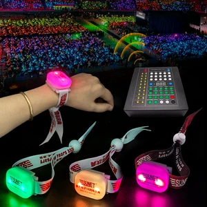 2025 NEW Led Party Bracelets Music Controlled Custom Logo Bracelet Led Light Wristbands For Events Led Wristband Bracelet