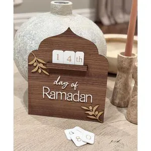 RR ENTERPRISES Minimalist Interior Home Decor Wooden Ramadan Supplies From India for an Elegant Touch