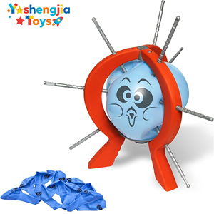 Hot Selling YSJ TOYS Model 1111-27 Plastic Funny Interactive Party Game Boom Balloon Pop Prank Toy for Desktop Games