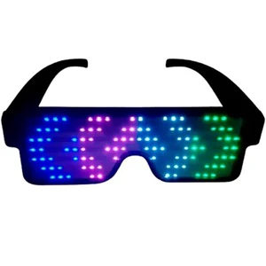 Wholesale Multi-Color Flashing Glasses Fashion Party Favors for Night Club Raves Eyeglasses LED Special With Laser Party Glasses