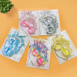Hot Selling Funny Birthday Glasses Party Costume Props Holiday Gifts with Mustache Glasses for Halloween Costume Party Favors
