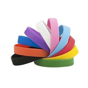Fashion Customized Silicone Wristbands Bracelets Birthday Party Supplies for Games Sports
