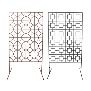 Adjustable Iron Wedding Backdrop Curtain Stand Square Wrought Metal Frame Arch DIY Flower Yarn Shelf Party Events Decoration