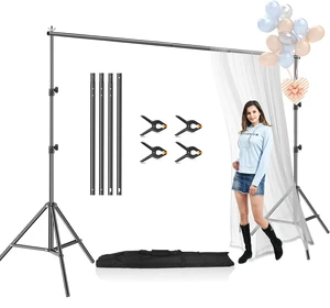 Photo Studio Equipment Photography Backdrop Stand 2*3M for Wedding Events Photo Video Background for Photography Frame
