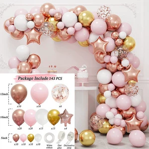 Pink Party Balloon Sets Birthday Balloon Sets Party Decorations Wedding Balloon Birthday Party Decoration Wedding Decor