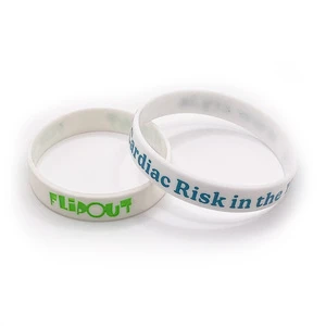 Fast Delivery Customize Filling logo Color Concave Engraving Color Fill Debossed Silicone Wristband Bracelets for Party
