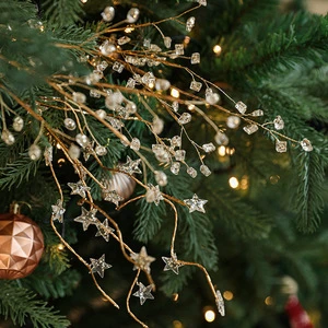 Artificial Christmas Decoration Stem Christmas Stems for DIY Christmas Tree Xmas Embellishing Flower Arrangements Decoration