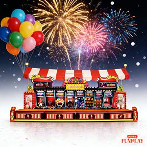 3 in 1 Carnival Game Interactive Party Sports Combo with 110V/220V Compatibility for 1 Player
