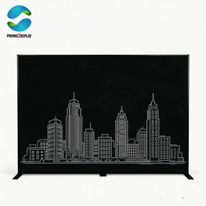 Self-Supporting Straight Banner with Silicone Edge & Custom Tension Fabric Backdrop Wall
