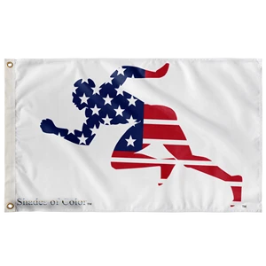 Stars & Stripes Running Man for Wall Decor