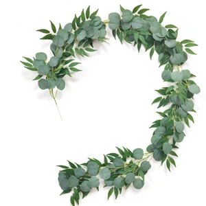 Wholesale Artificial Greenery Garland Eucalyptus Garland for Wedding Event Arrangement Home Wall Window Decoration