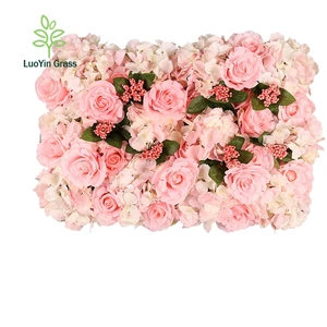 Silk Artificial Flower Panels for Wedding Event & Photo Shoot Decor Bridal & Baby Shower Flower Wall Backdrop