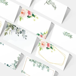 Wholesale Printed Rose Wedding Venue Seat Cards, Table Numbers, Wedding Name Cards, Wedding Party Decorations
