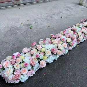 Wedding Bride and Groom Table Decoration Centerpieces Flower Runner Flower Ball