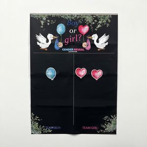 Gender Reveal Games Gender Reveal Ideas Boy or Girl Party Supplies Gender Reveal Voting Use Gender Reveal Decor