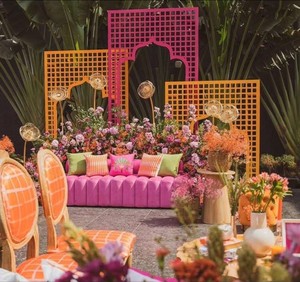 Luxury Floral Wedding Stage Decoration