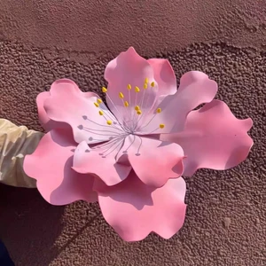 Giant EVA Foam Cherry Blossom Flower Large Floral Ornament For Wedding Backdrop & Mall Window Display