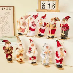 Wholesale Christmas Decorations Navidad Ornaments Santa Claus Doll Gifts Toys Crafts Christmas Santa Claus